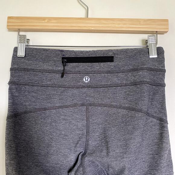 Lululemon Run: Pace Tight in Heathered Deep Coal Size 4 - Picture 7 of 10